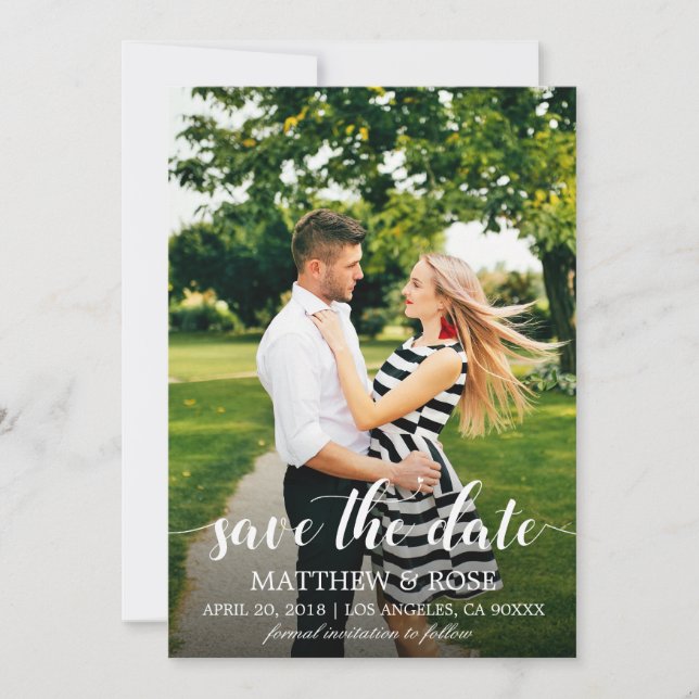 spara datumskriptfotokortet spara datumet (Framsida)