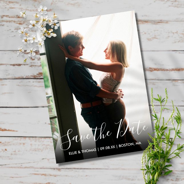 Spara datumskriptfotot inbjudningar (Skapare uppladdad)