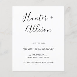 Spara datumutläsaren i budgeten flygblad