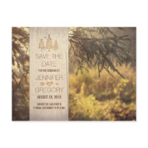 Spara datumvykort för skogen