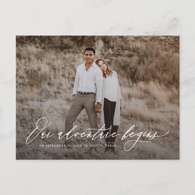 Spara datumvykortet i Äventyr Meddelande Vykort (Framsida)