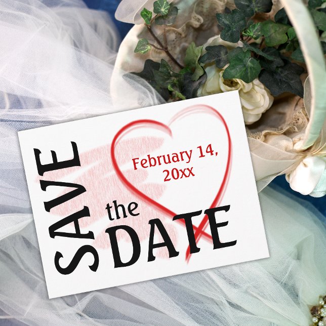 Spara datumvykortet meddelande vykort (Save the Date postcard)