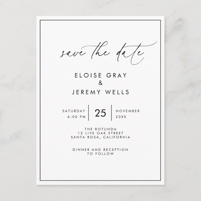 Spara datumvykortet vykort (Framsida)