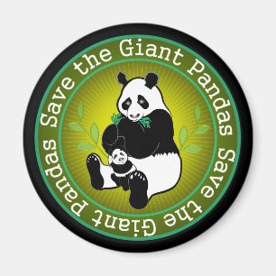 Spara de jätte- pandasna magnet