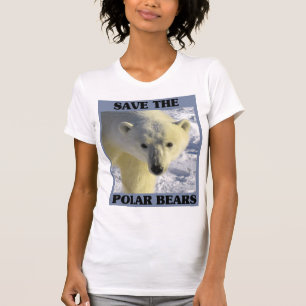 Spara de polara björnarna t-shirt