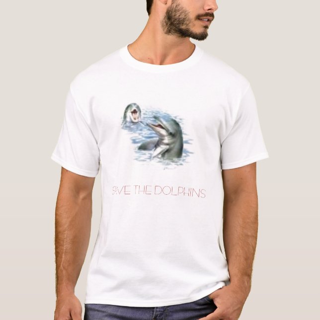 SPARA DELFINERNA T-SHIRT (Framsida)