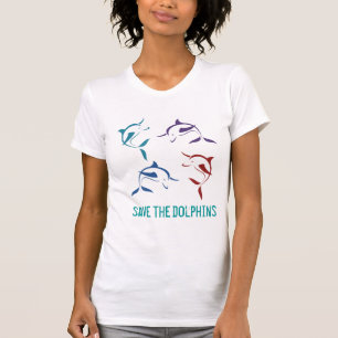 Spara delfinskjortan tee shirt