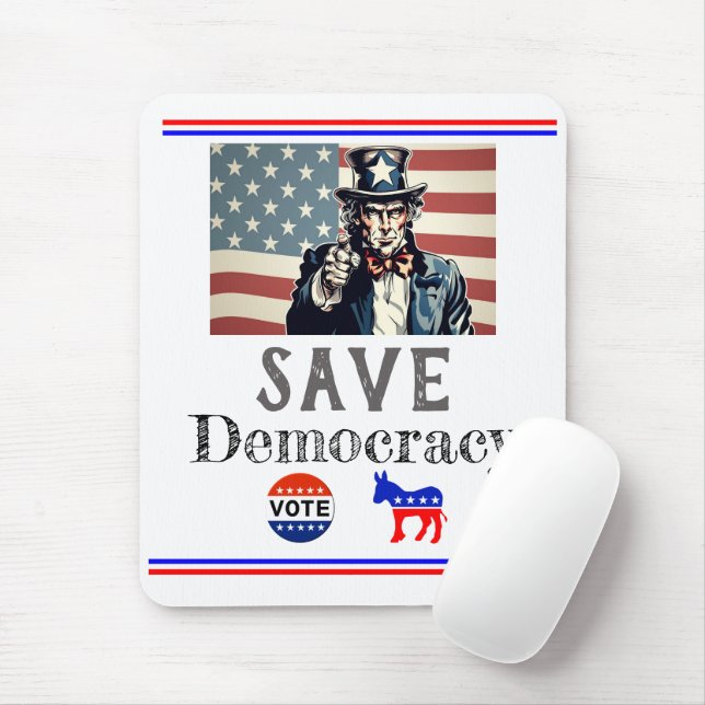 Spara Democracy Mouse Pad Musmatta (Med mus)