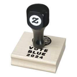 Spara Demokrati Omröstning blått 2024 Stämpel