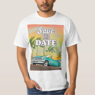 Spara den datumklassiska bilen t shirt