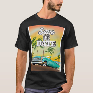 Spara den datumklassiska bilen t shirt