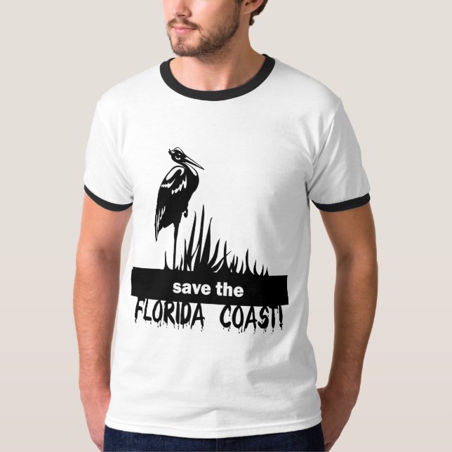 Spara den Florida kusten Tee Shirt (Framsida)