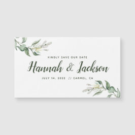 Spara den Greenery* för datera *Lovely magneten