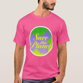 Spara Den här planetaktivisten Hippies 70 T Shirt