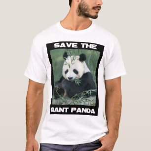 Spara den jätte- pandaen t shirt