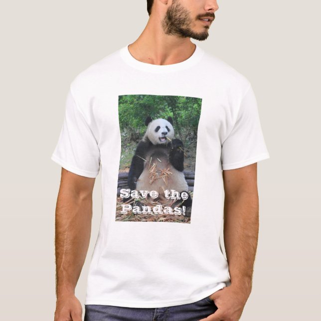 Spara den jätte- PandasT-tröja Tee Shirt (Framsida)