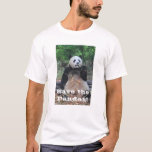 Spara den jätte- PandasT-tröja Tröja<br><div class="desc">Foto av den jätte- pandaen som äter bambu. Skydda miljön. Spara de jätte- pandasna.</div>