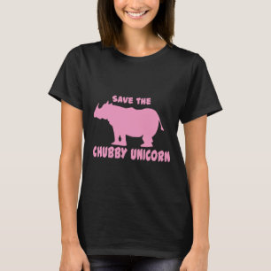 Spara den knubbiga unicornen t shirt