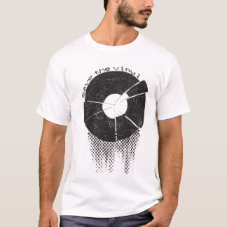 Spara den ljusa vinylen tee shirt