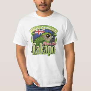 Spara den nyazeeländska kakapoen t-shirt