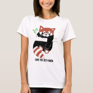 Spara den röda pandaen aka FireFox T Shirt