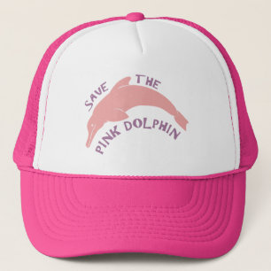Spara den rosa delfinen truckerkeps