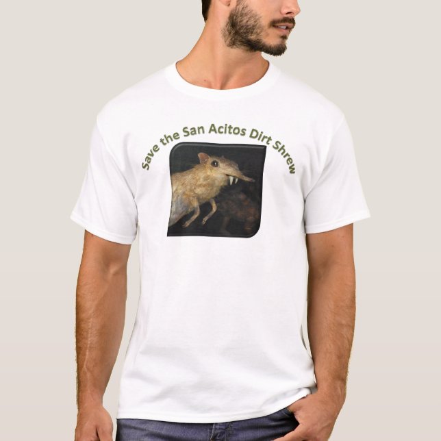 Spara den San Acitos smutsshrewen! Tee (Framsida)
