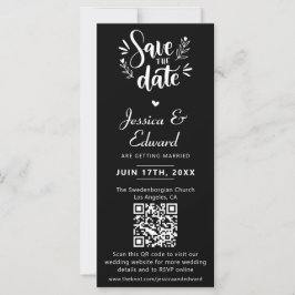 Spara den svarta Chicen PhotoBooth Qr Code