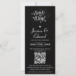 Spara den svarta Chicen PhotoBooth Qr Code
