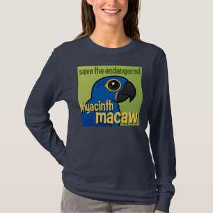 Spara den utsatte för fara hyacintmacawen t shirt