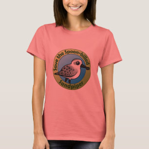 Spara denfakturerade sandpiperen t-shirt