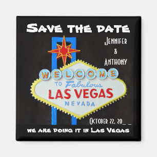 Spara det dateraLas Vegas bröllop Magnet