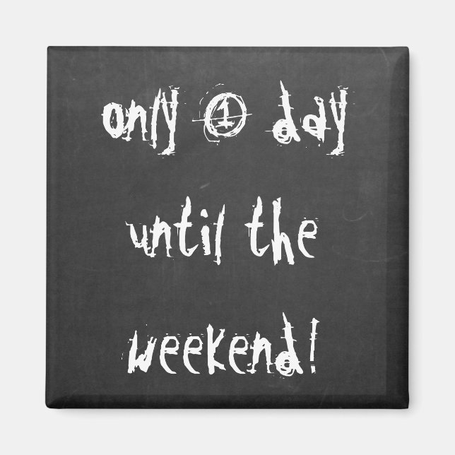 Spara det datum då det går att räkna upp citatteck magnet (Framsidan)