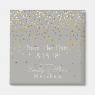 Spara det datum som ingetts Golden Stars Magnet-Gr Magnet