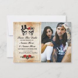 Spara det datumbaserade, Döskallarna fotopatecknet Spara Datumet