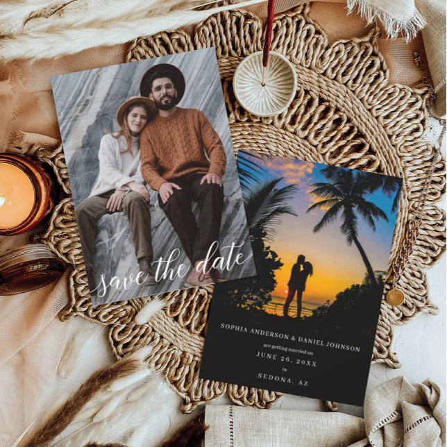 Spara det datumsidiga fotokortet på Dubblan Spara Datumet (Skapare uppladdad)