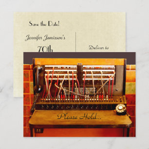 Spara det Mobila vykortet för 70 Födelsedagsfester Meddelande Vykort