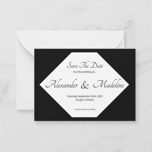 Spara det platta datumkortet anteckningskort (Framsida)