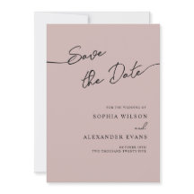 Spara det platta datumkortet för en Boho-Chic Bröl