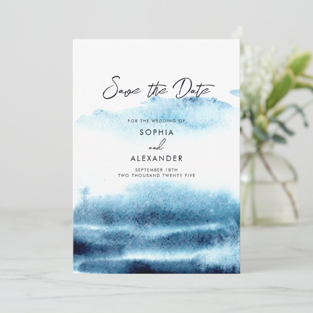 Spara det platta datumkortet för en Boho-Chic Bröl Datumet (Stående Fram)