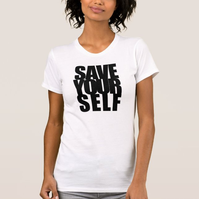 Spara dig tee shirt (Framsida)