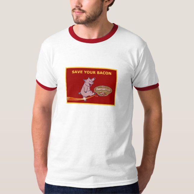 Spara din bacon t shirt (Framsida)