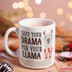 Spara din baga för din lama kaffemugg