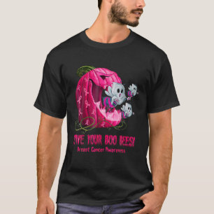 Spara Din Boo Bees Breast Cancer Awareness Rosa Pu T Shirt