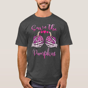 Spara din pumpkins Breast Cancer Awareness Hallow T Shirt