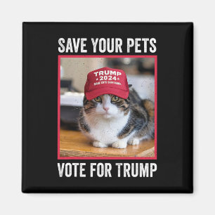 Spara Dina Husdjur Röst På Trump Us Val Roligt Cit Magnet