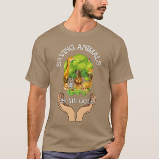 Spara djur vänner t shirt