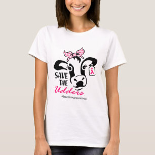 Spara Doders Breast Cancer Awareness Heifer Cow T Shirt