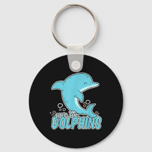 Spara Dolphins - Sea Animal Environmental Prote Nyckelring
