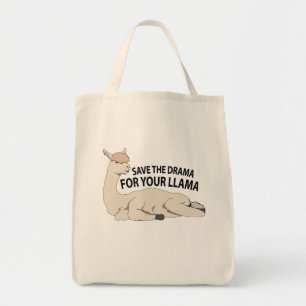 Spara Drama Llama Tygkasse